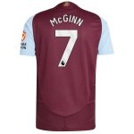 aston villa adidas home authentic shirt 2024-25 with mcginn 7 printing Collection | Official Aston Villa Kits for Fans