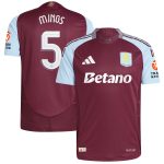 aston villa adidas home authentic shirt 2024-25 with mings 5 cup printing Collection | Official Aston Villa Kits for Fans