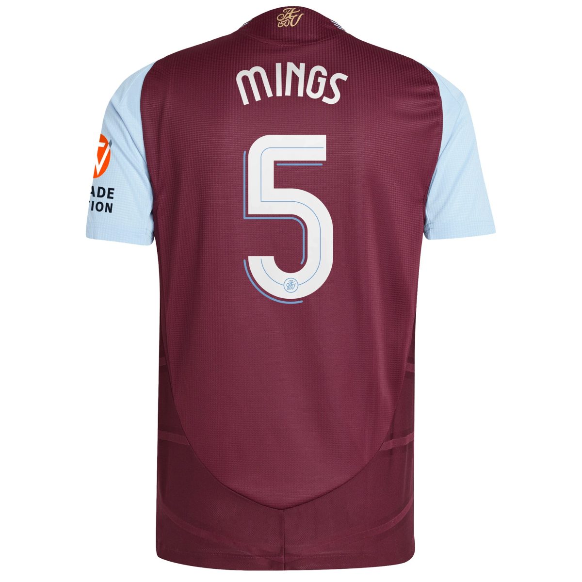 aston villa adidas home authentic shirt 2024-25 with mings 5 cup printing Collection | Official Aston Villa Kits for Fans