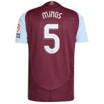 aston villa adidas home authentic shirt 2024-25 with mings 5 cup printing Collection | Official Aston Villa Kits for Fans