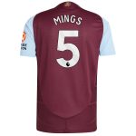 aston villa adidas home authentic shirt 2024-25 with mings 5 printing Collection | Official Aston Villa Kits for Fans