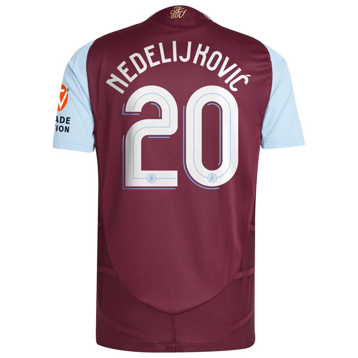 aston villa adidas home authentic shirt 2024-25 with nedeljković 20 cup printing Collection | Official Aston Villa Kits for Fans