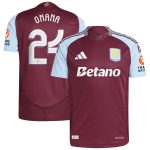 aston villa adidas home authentic shirt 2024-25 with onana 24 cup printing Collection | Official Aston Villa Kits for Fans