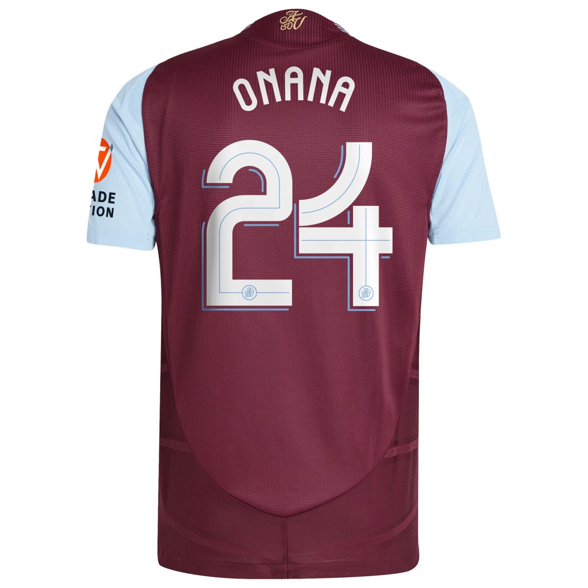 aston villa adidas home authentic shirt 2024-25 with onana 24 cup printing Collection | Official Aston Villa Kits for Fans