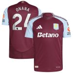 aston villa adidas home authentic shirt 2024-25 with onana 24 printing Collection | Official Aston Villa Kits for Fans