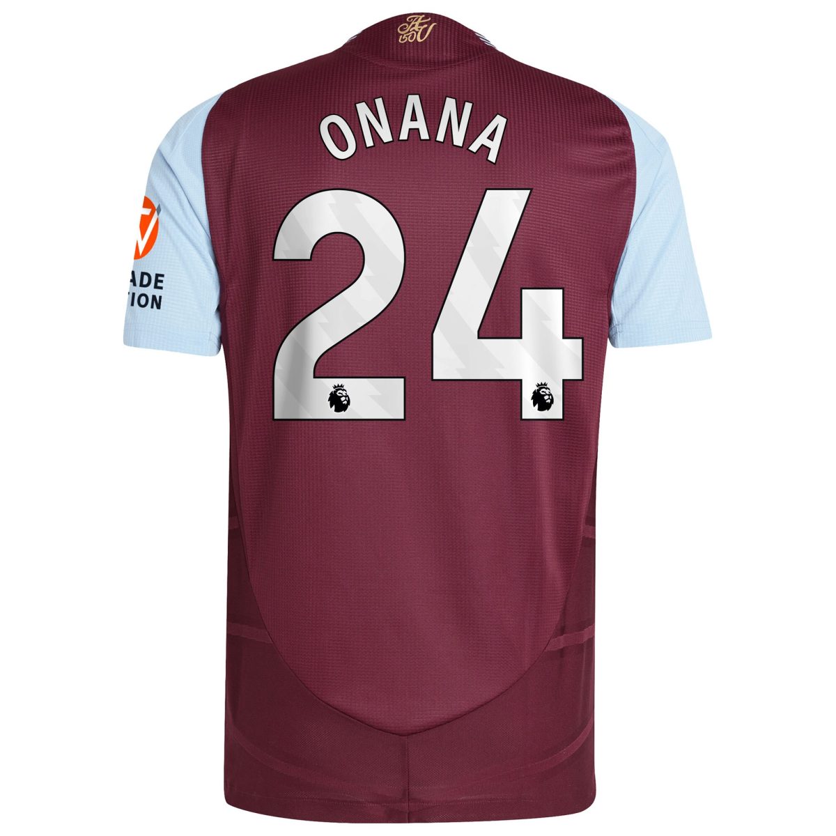 aston villa adidas home authentic shirt 2024-25 with onana 24 printing Collection | Official Aston Villa Kits for Fans