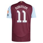 aston villa adidas home authentic shirt 2024-25 with robinson 11 cup printing Collection | Official Aston Villa Kits for Fans