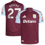 aston villa adidas home authentic shirt 2024-25 with rogers 27 printing Collection | Official Aston Villa Kits for Fans