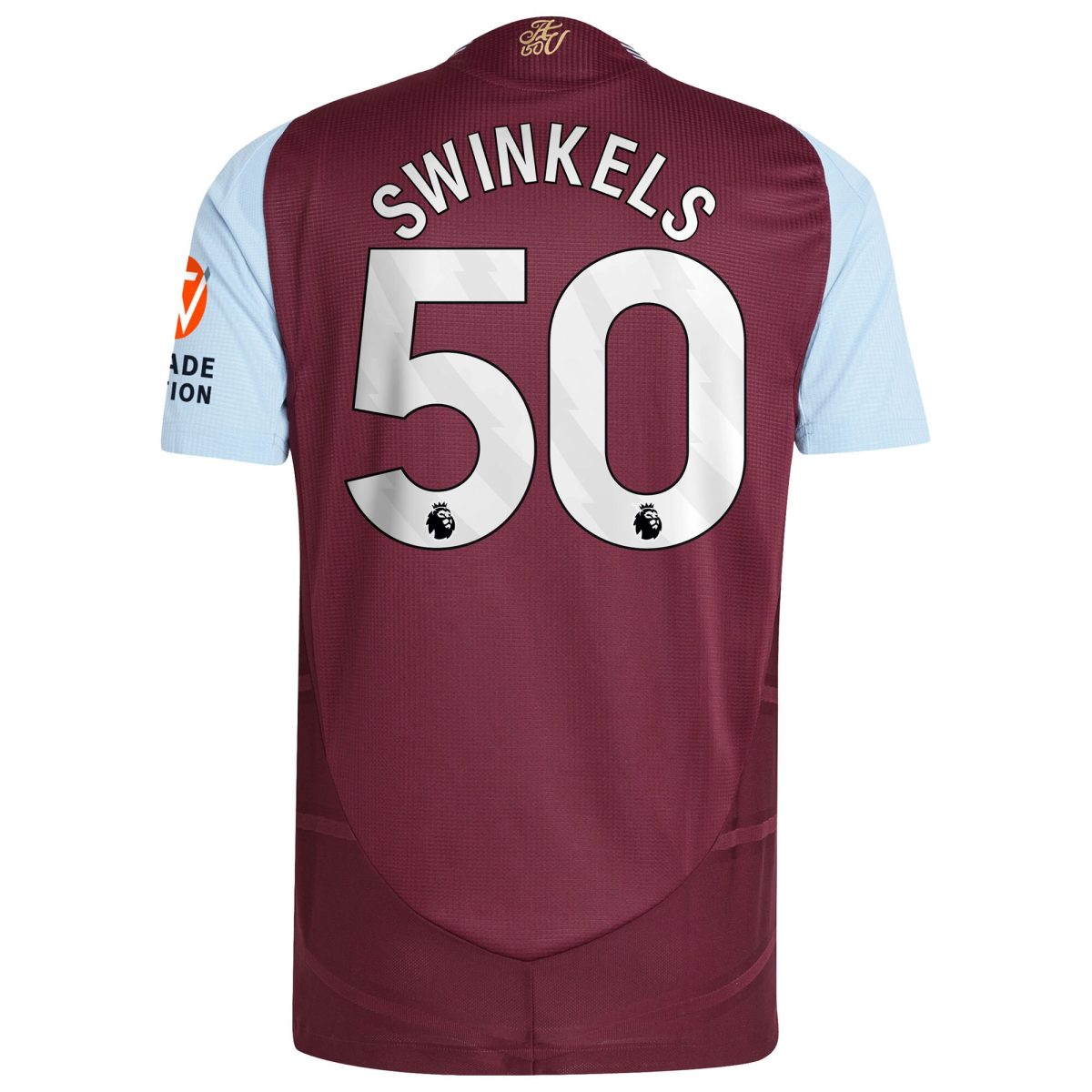 aston villa adidas home authentic shirt 2024-25 with swinkels 50 printing Collection | Official Aston Villa Kits for Fans