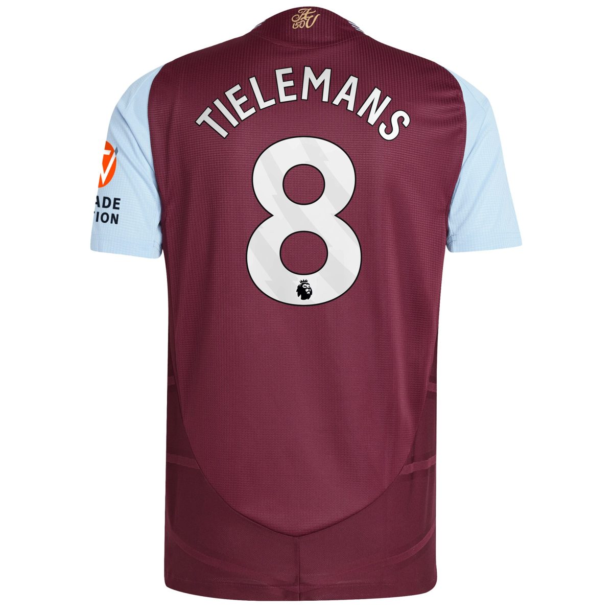 aston villa adidas home authentic shirt 2024-25 with tielemans 8 printing Collection | Official Aston Villa Kits for Fans