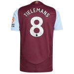 aston villa adidas home authentic shirt 2024-25 with tielemans 8 printing Collection | Official Aston Villa Kits for Fans