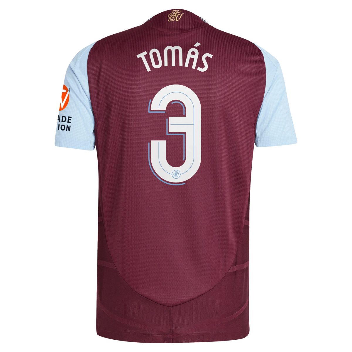 aston villa adidas home authentic shirt 2024-25 with tomás 3 cup printing Collection | Official Aston Villa Kits for Fans