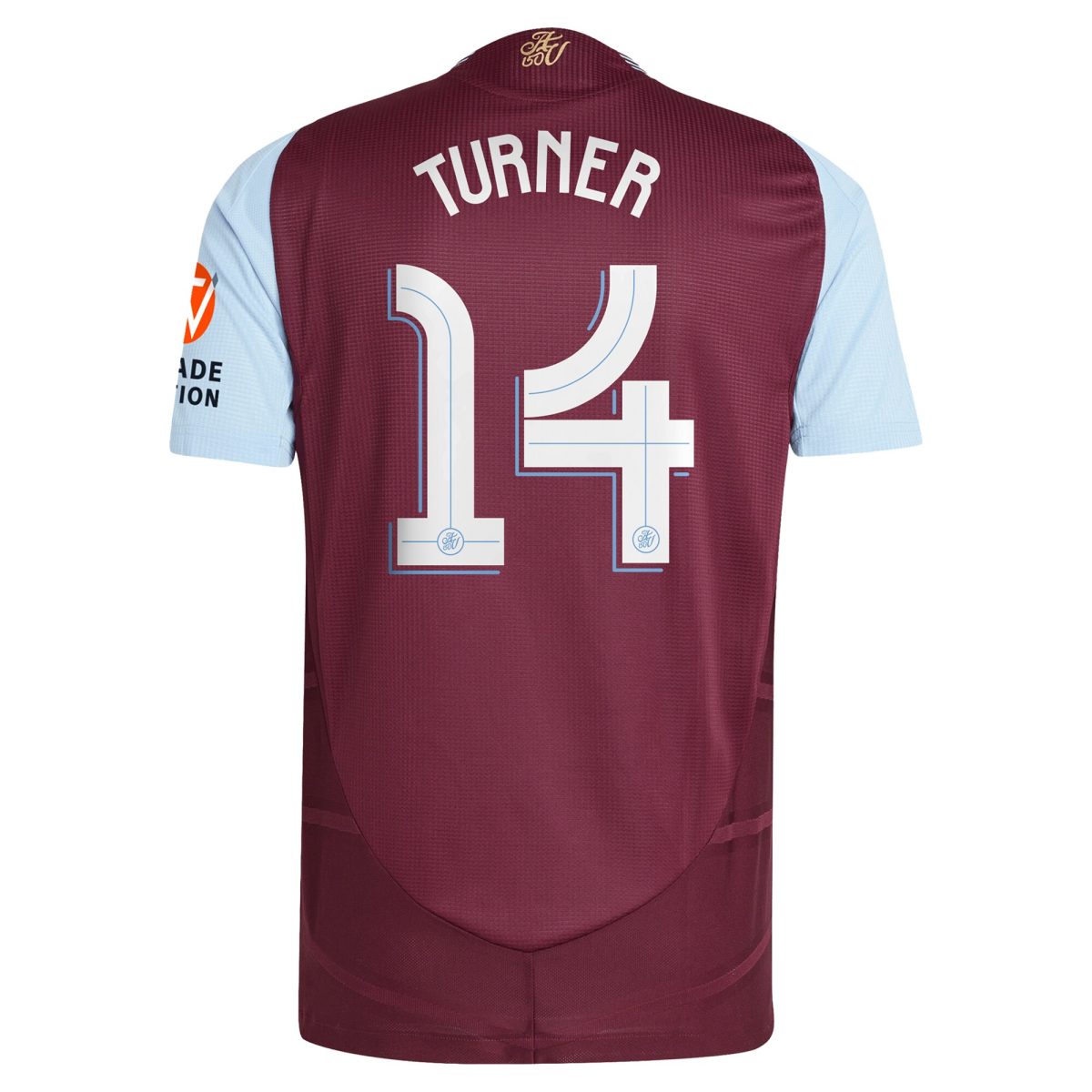 aston villa adidas home authentic shirt 2024-25 with turner 14 cup printing Collection | Official Aston Villa Kits for Fans