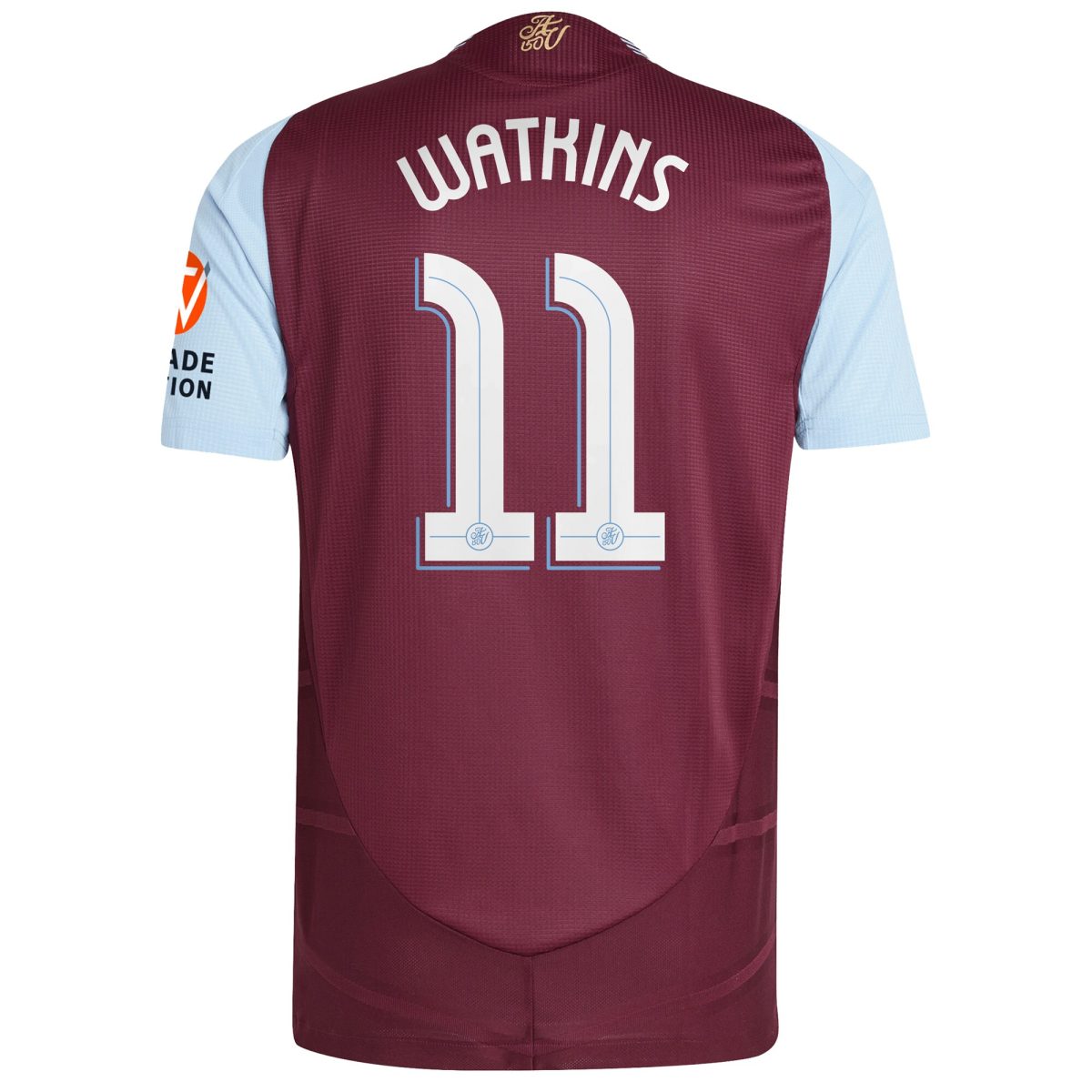 aston villa adidas home authentic shirt 2024-25 with watkins 11 cup printing Collection | Official Aston Villa Kits for Fans