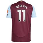 aston villa adidas home authentic shirt 2024-25 with watkins 11 printing Collection | Official Aston Villa Kits for Fans
