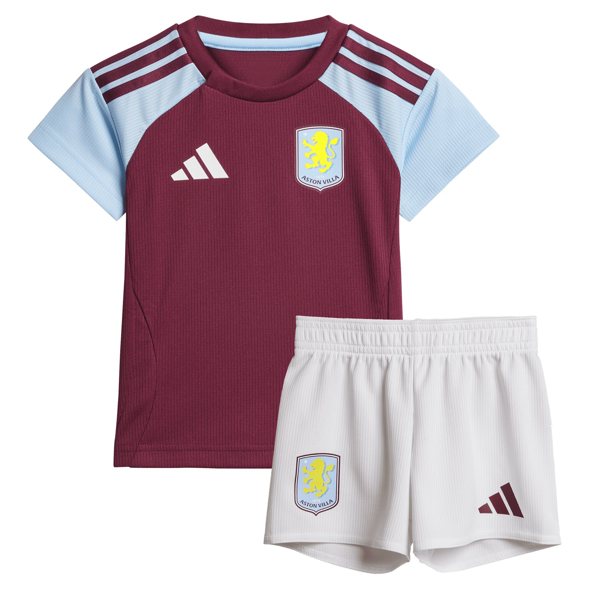 aston villa adidas home baby kit 2024-25 with a.garcía 16 printing Collection | Official Aston Villa Kits for Fans