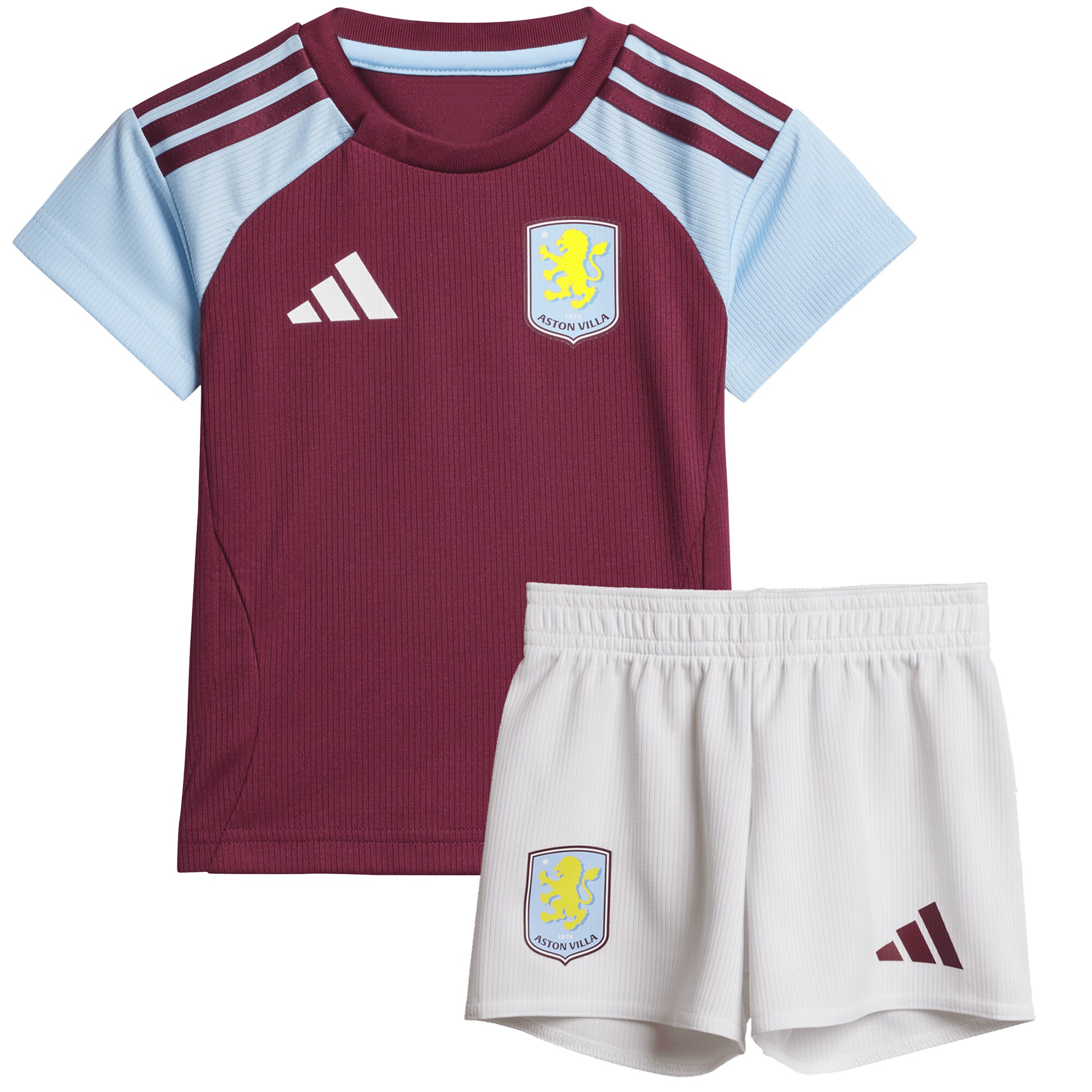 aston villa adidas home baby kit 2024-25 with custom printing Collection | Official Aston Villa Kits for Fans