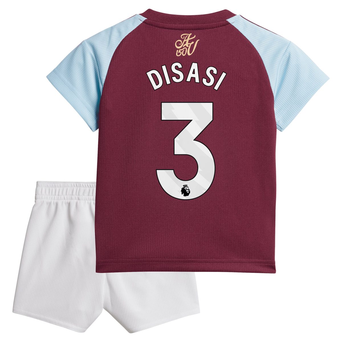 aston villa adidas home baby kit 2024-25 with disasi 3 printing Collection | Official Aston Villa Kits for Fans