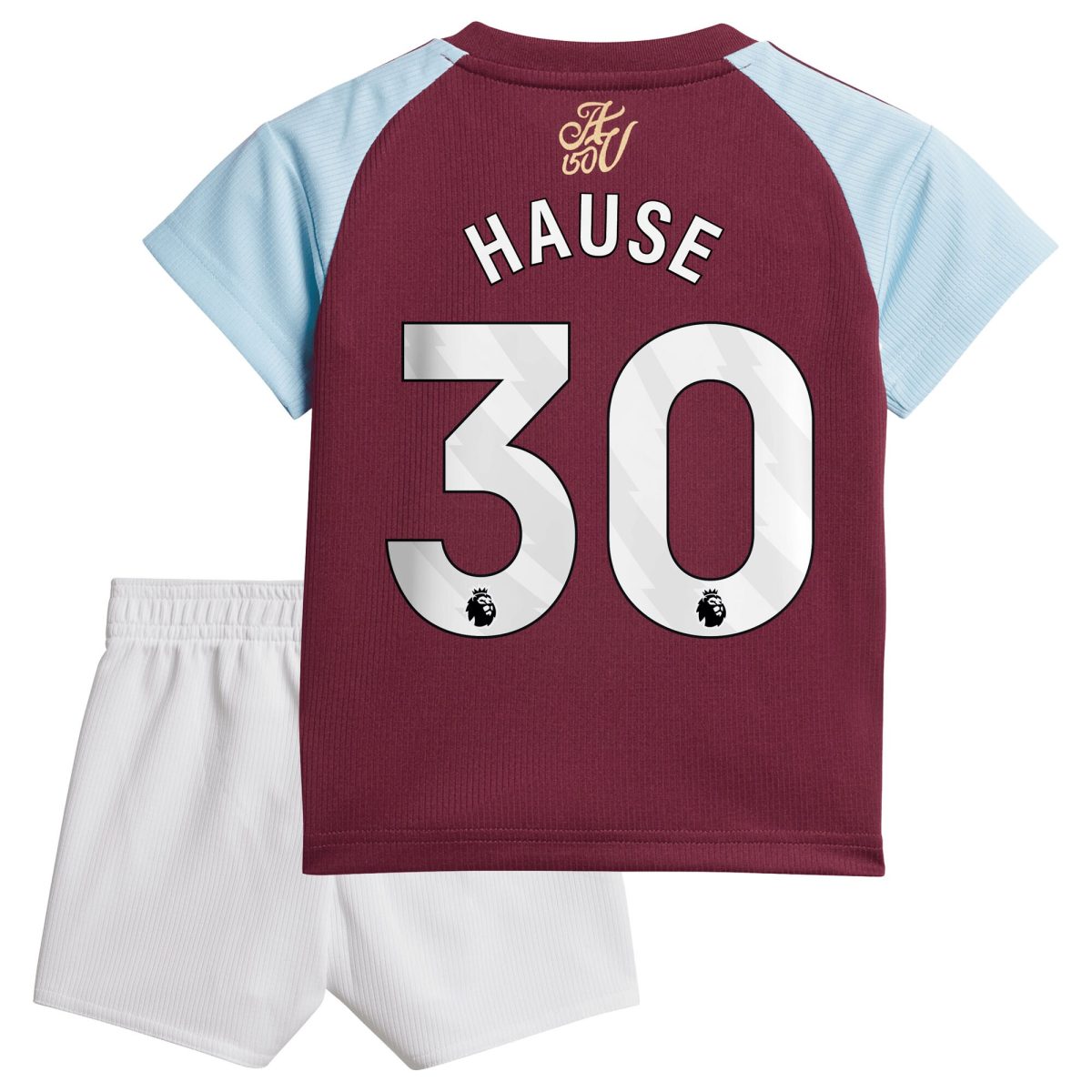 aston villa adidas home baby kit 2024-25 with hause 30 printing Collection | Official Aston Villa Kits for Fans