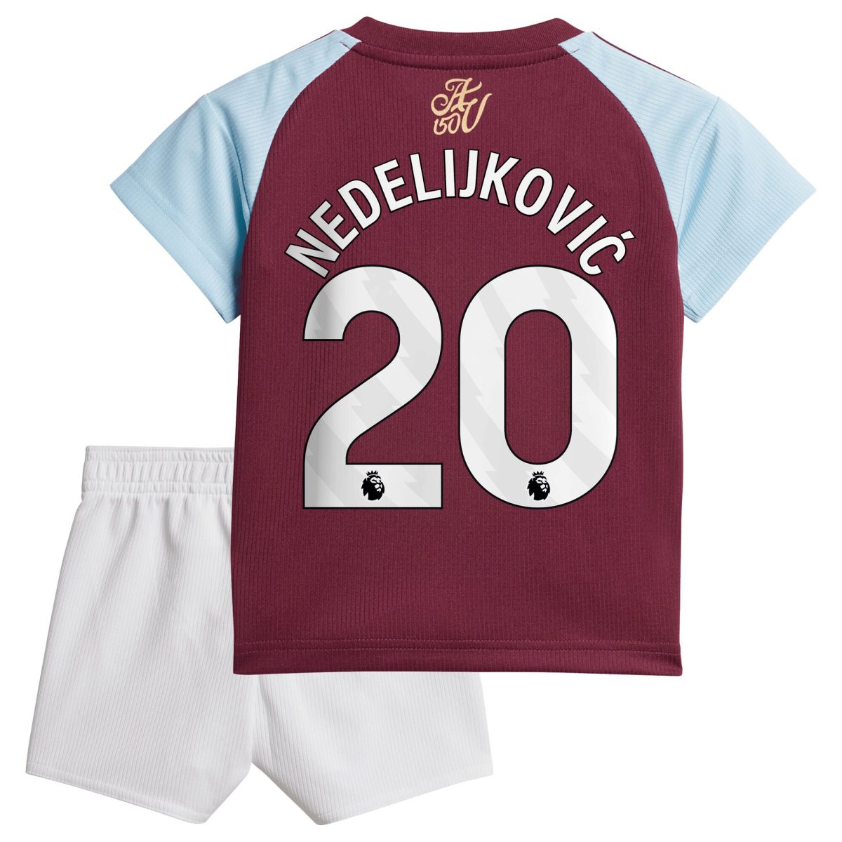 aston villa adidas home baby kit 2024-25 with nedeljković 20 printing Collection | Official Aston Villa Kits for Fans