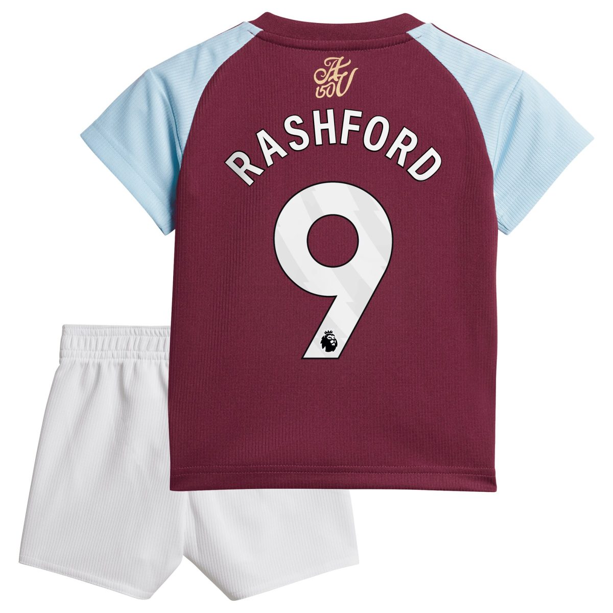 aston villa adidas home baby kit 2024-25 with rashford 9 printing Collection | Official Aston Villa Kits for Fans
