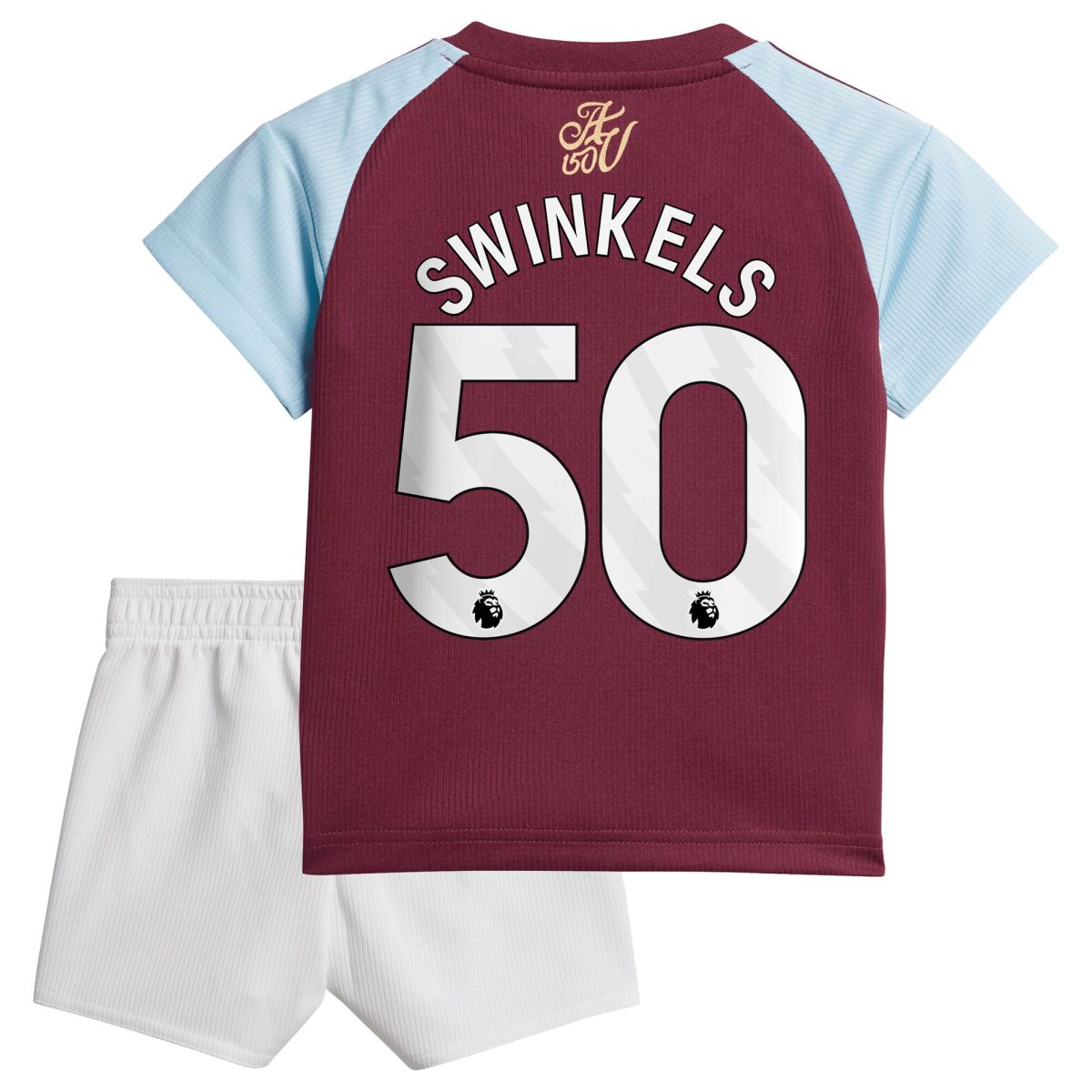 aston villa adidas home baby kit 2024-25 with swinkels 50 printing Collection | Official Aston Villa Kits for Fans