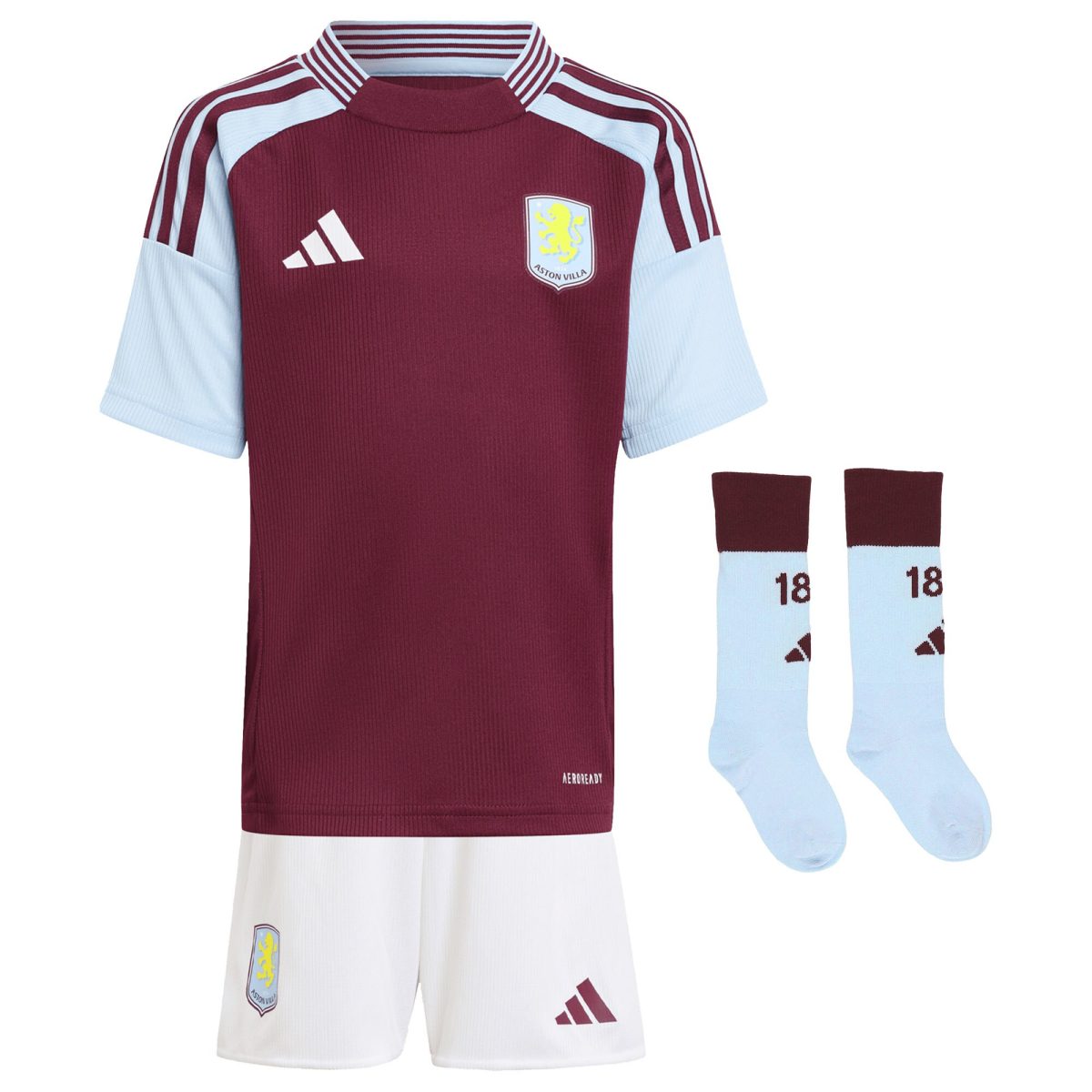 aston villa adidas home mini kit 2024-25 with bogarde 26 printing Collection | Official Aston Villa Kits for Fans