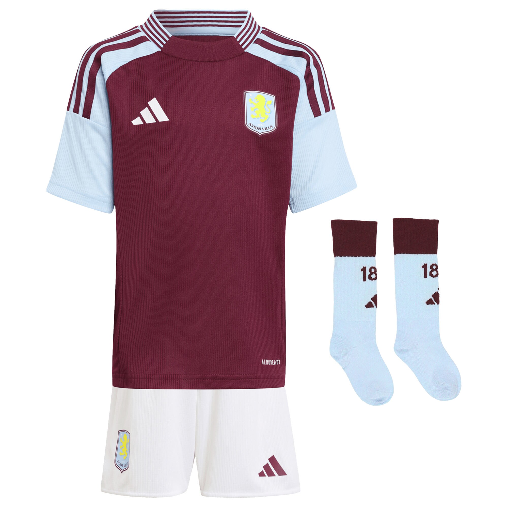 aston villa adidas home mini kit 2024-25 with bogarde 26 printing Collection | Official Aston Villa Kits for Fans