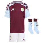aston villa adidas home mini kit 2024-25 with custom printing Collection | Official Aston Villa Kits for Fans