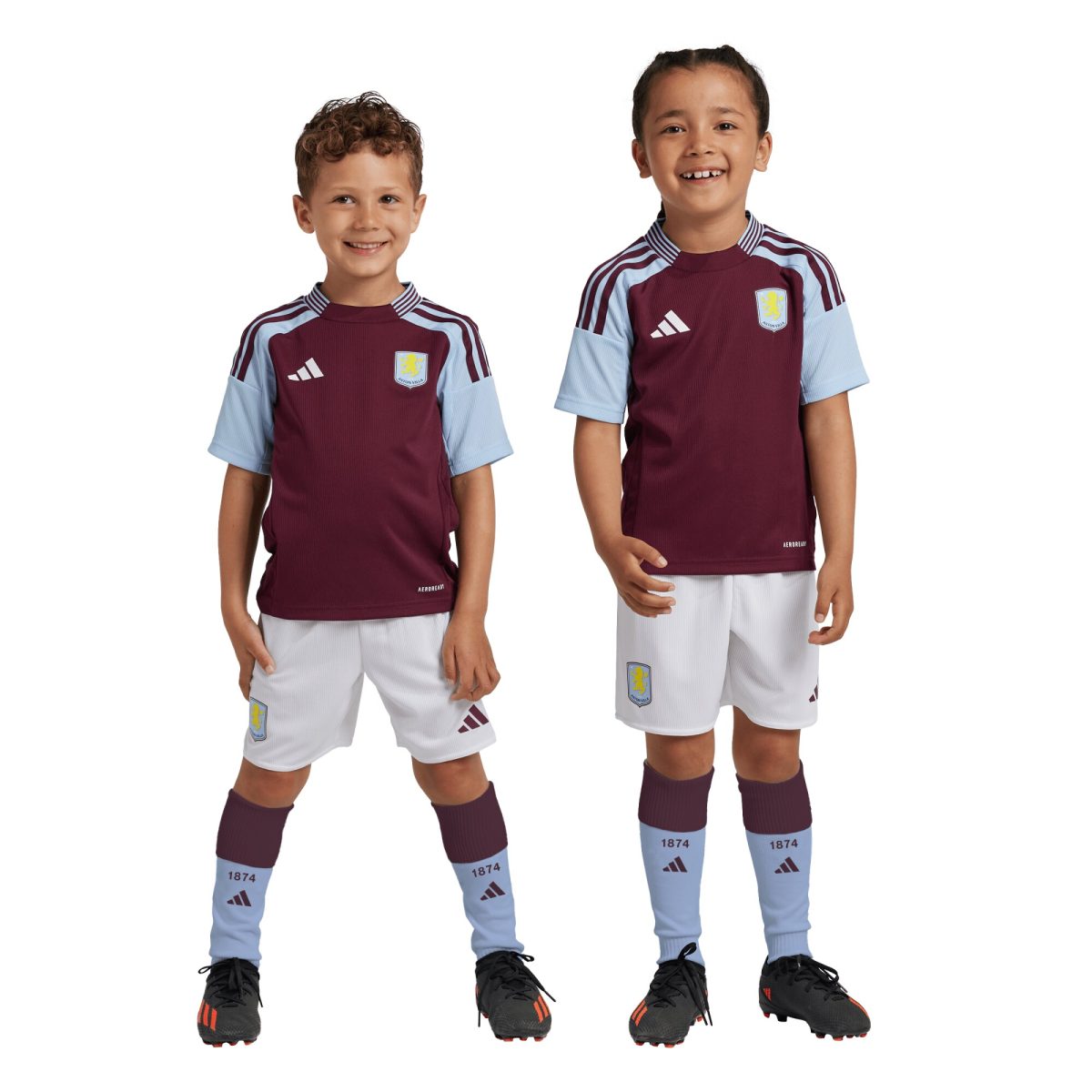 aston villa adidas home mini kit 2024-25 with custom printing Collection | Official Aston Villa Kits for Fans