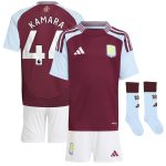 aston villa adidas home mini kit 2024-25 with kamara 44 printing Collection | Official Aston Villa Kits for Fans
