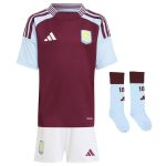 aston villa adidas home mini kit 2024-25 with konsa 4 printing Collection | Official Aston Villa Kits for Fans