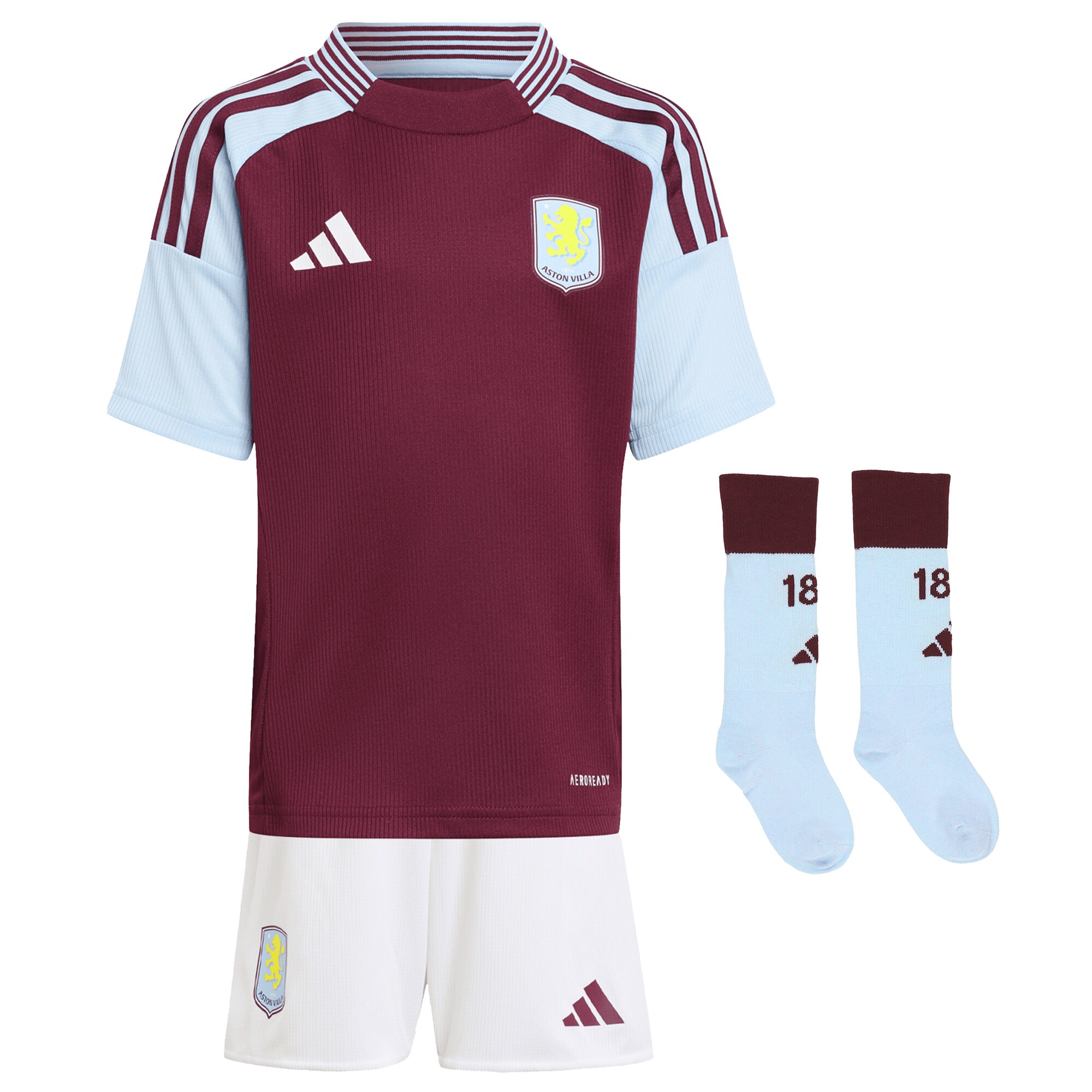 aston villa adidas home mini kit 2024-25 with rogers 27 printing Collection | Official Aston Villa Kits for Fans