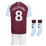 aston villa adidas home mini kit 2024-25 with tielemans 8 printing Collection | Official Aston Villa Kits for Fans