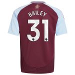 aston villa adidas home shirt 2024-25 – kids with bailey 31 printing Collection | Official Aston Villa Kits for Fans