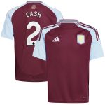 aston villa adidas home shirt 2024-25 – kids with cash 2 printing Collection | Official Aston Villa Kits for Fans