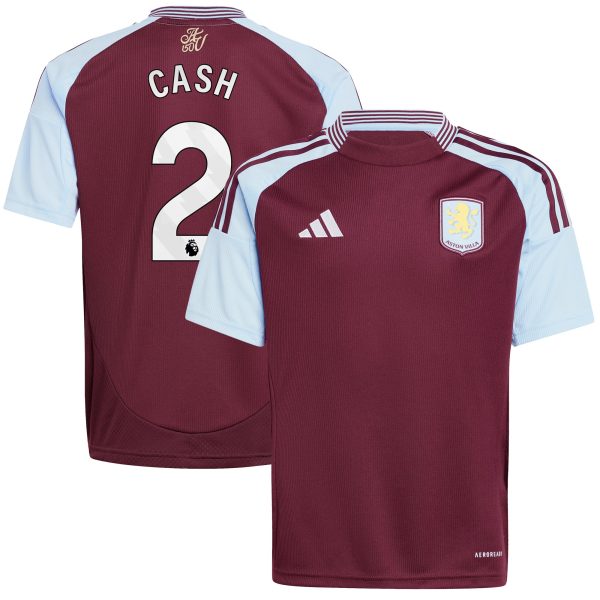 aston villa adidas home shirt 2024-25 – kids with cash 2 printing Collection | Official Aston Villa Kits for Fans