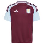 aston villa adidas home shirt 2024-25 – kids with custom printing Collection | Official Aston Villa Kits for Fans