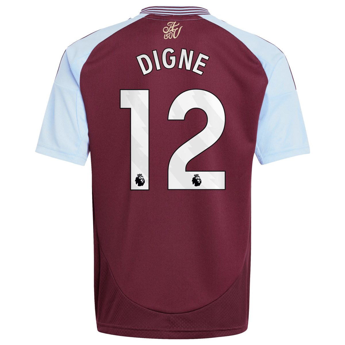 aston villa adidas home shirt 2024-25 – kids with digne 12 printing Collection | Official Aston Villa Kits for Fans