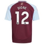 aston villa adidas home shirt 2024-25 – kids with digne 12 printing Collection | Official Aston Villa Kits for Fans