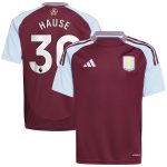aston villa adidas home shirt 2024-25 – kids with hause 30 printing Collection | Official Aston Villa Kits for Fans