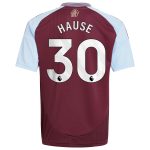 aston villa adidas home shirt 2024-25 – kids with hause 30 printing Collection | Official Aston Villa Kits for Fans