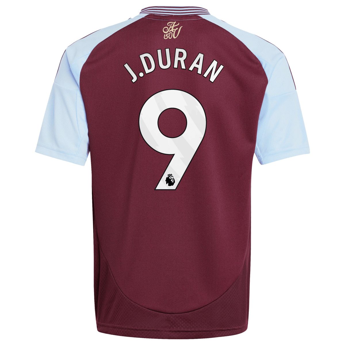 aston villa adidas home shirt 2024-25 – kids with j.duran 9 printing Collection | Official Aston Villa Kits for Fans