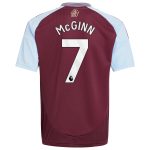 aston villa adidas home shirt 2024-25 – kids with john mcginn 7 printing Collection | Official Aston Villa Kits for Fans
