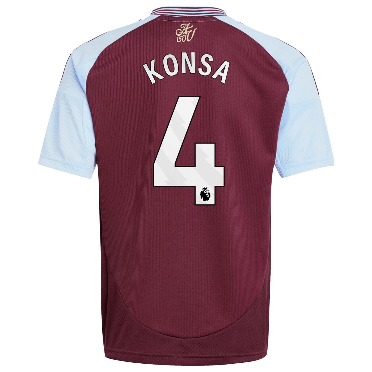 aston villa adidas home shirt 2024-25 – kids with konsa 4 printing Collection | Official Aston Villa Kits for Fans