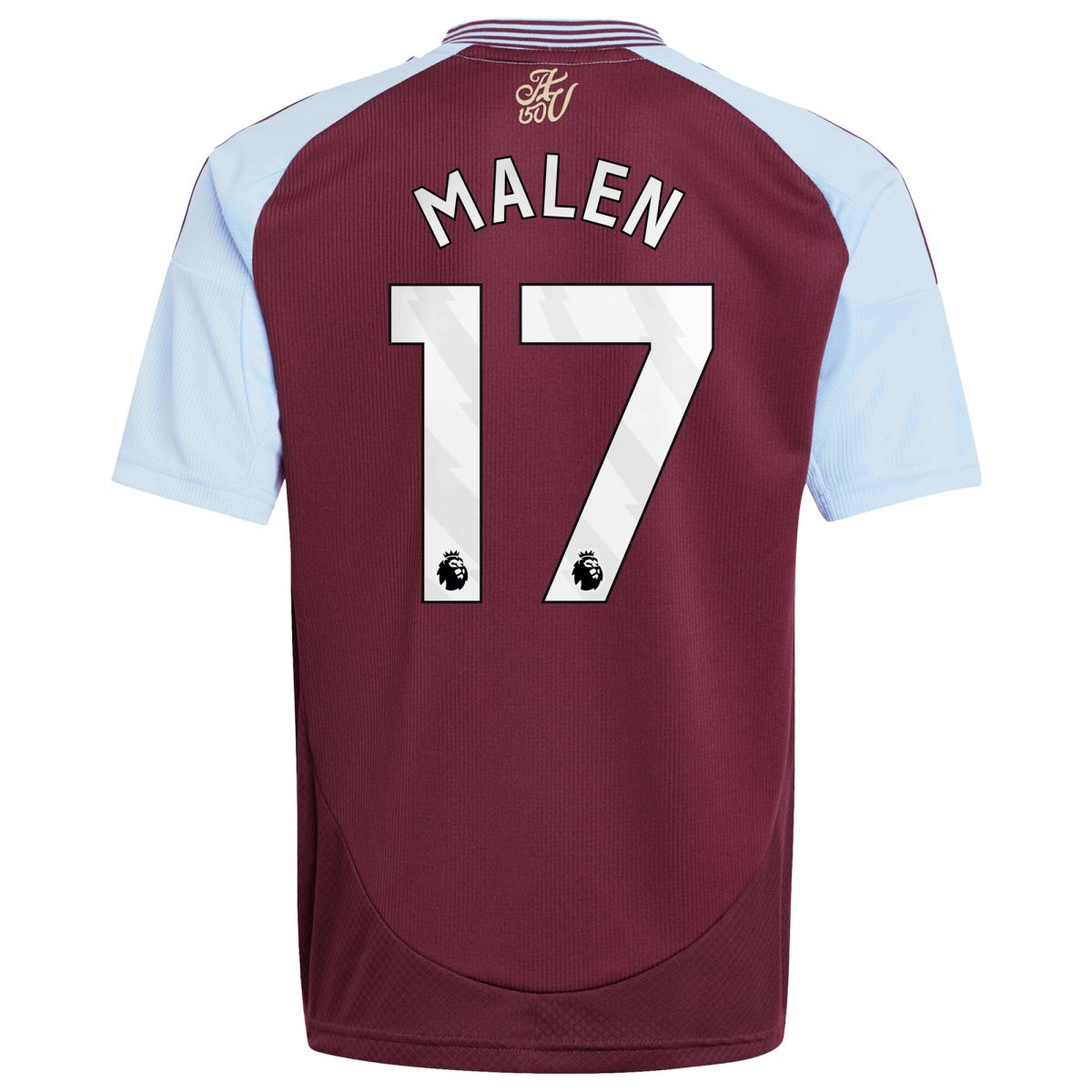 aston villa adidas home shirt 2024-25 – kids with malen 17 printing Collection | Official Aston Villa Kits for Fans