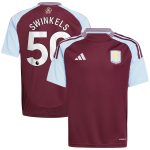aston villa adidas home shirt 2024-25 – kids with swinkels 50 printing Collection | Official Aston Villa Kits for Fans