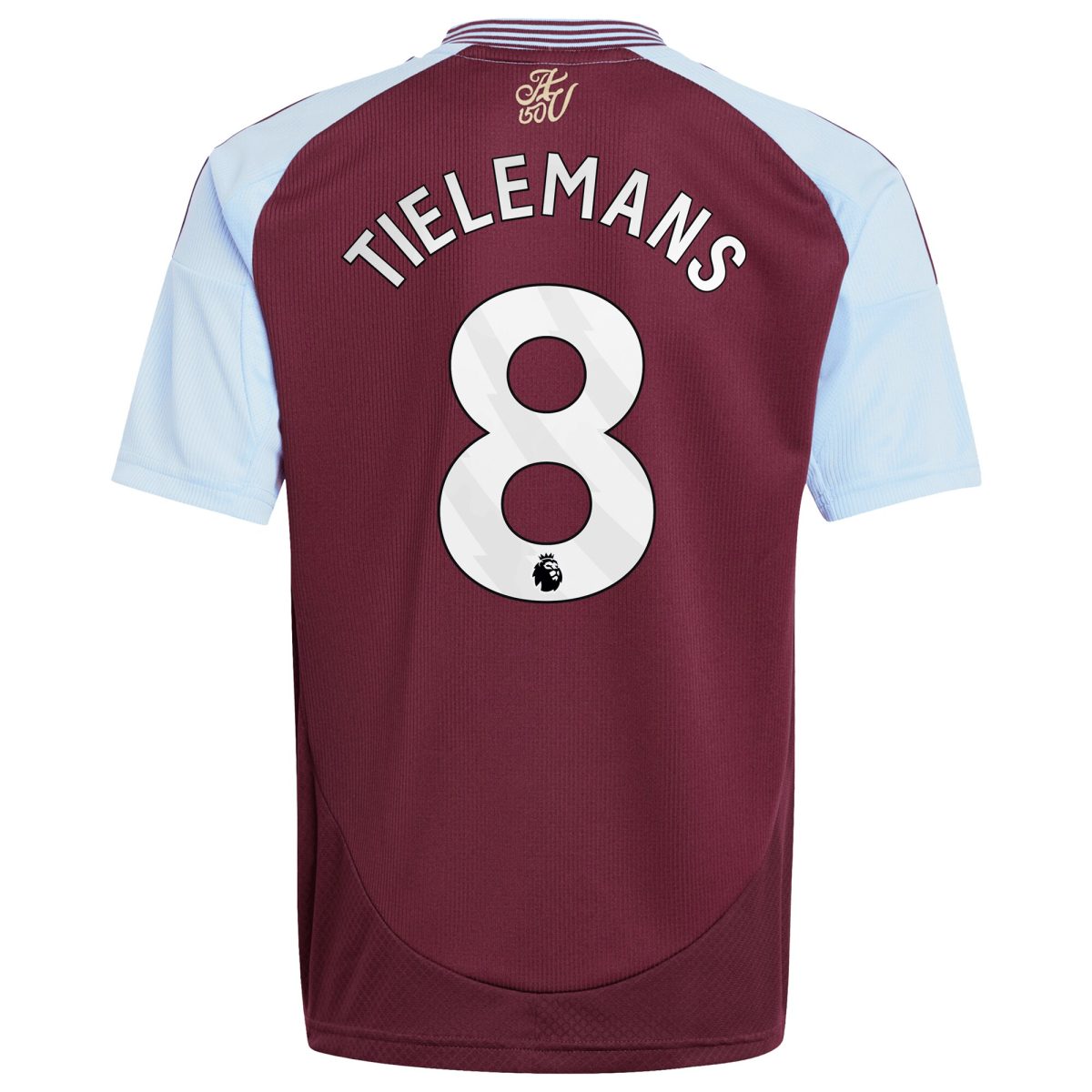 aston villa adidas home shirt 2024-25 – kids with tielemans 8 printing Collection | Official Aston Villa Kits for Fans