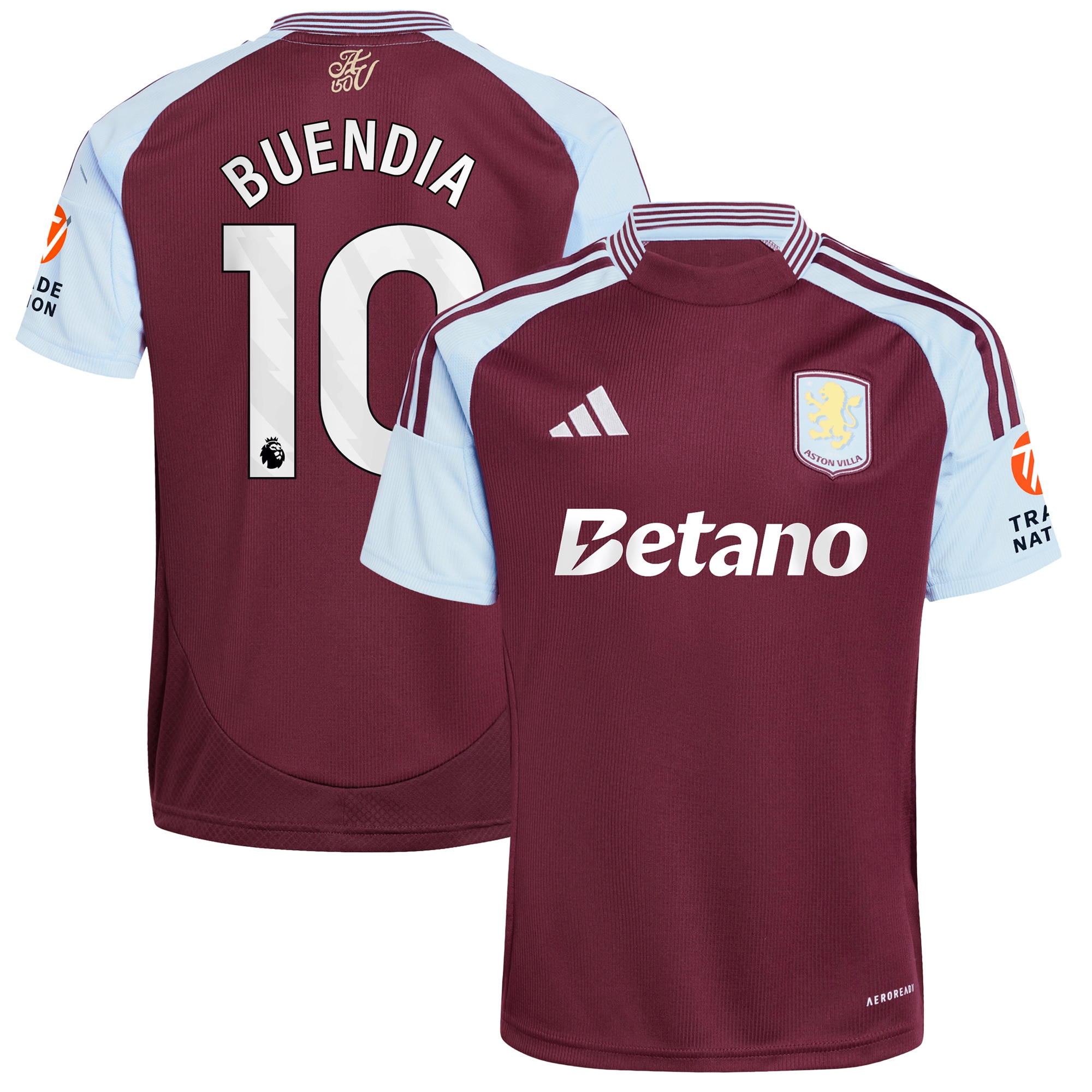 aston villa adidas home shirt 2024-25 with buendia 10 printing Collection | Official Aston Villa Kits for Fans