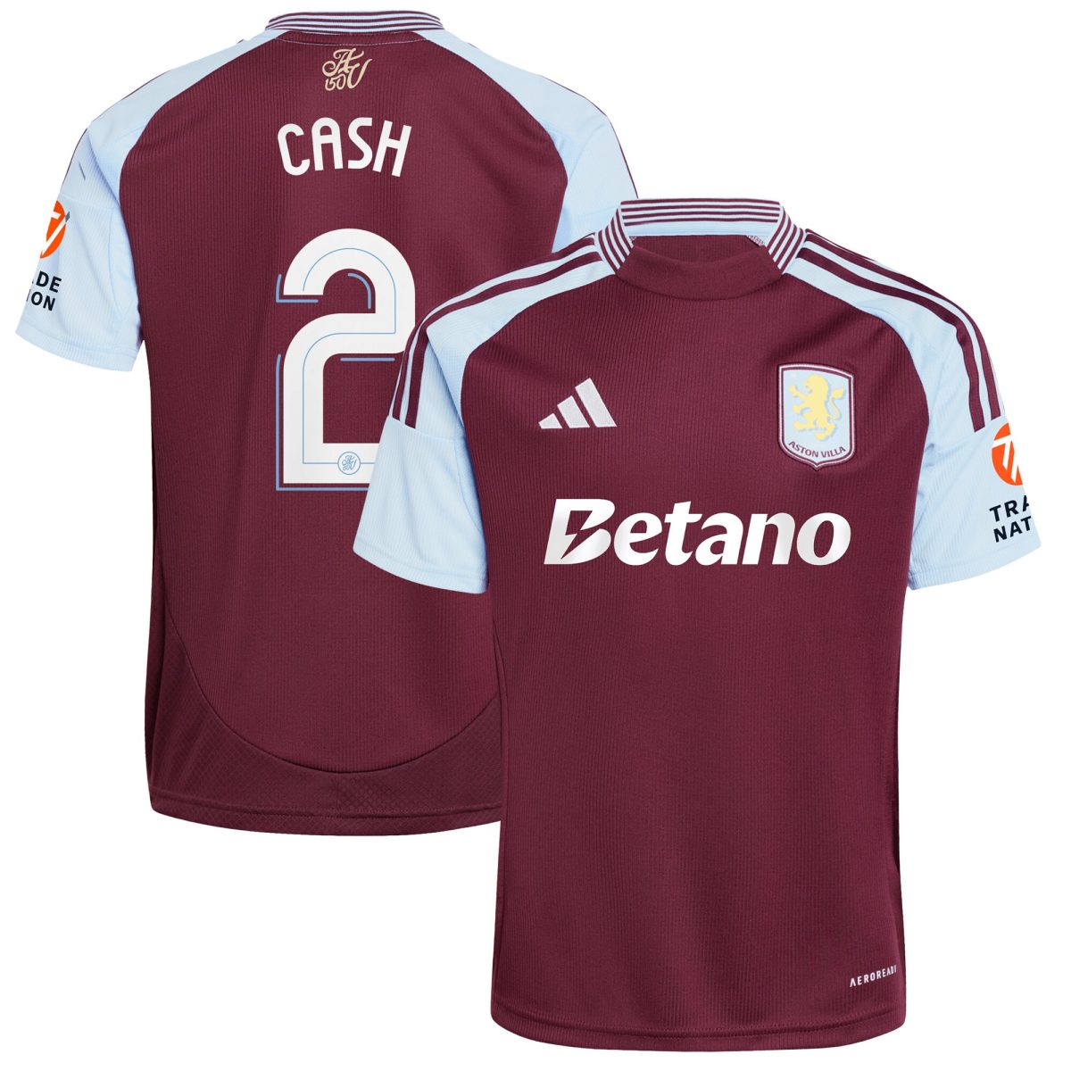 aston villa adidas home shirt 2024-25 with cash 2 cup printing Collection | Official Aston Villa Kits for Fans